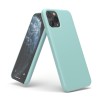 Custodia in Silicone + Microfibra per iPhone 11 Pro Max (6.5") - Turchese - LiquidSoft®
