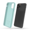 Custodia in Silicone + Microfibra per iPhone 11 Pro Max (6.5") - Turchese - LiquidSoft®