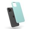 Custodia in Silicone + Microfibra per iPhone 11 Pro Max (6.5") - Turchese - LiquidSoft®