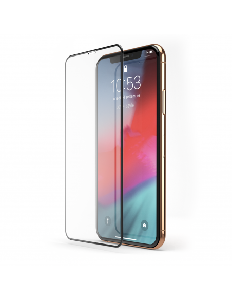 2x HyperGlass 3D PRO 0.3 - Vetro Temperato Totale per iPhone X/XS - Nero