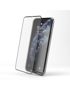 Puro Impact Pro Vetro Temperato Per IPhone X, Grado Zaffiro, Trasparente, Durezza 9H, Antigraffio, Con Panno E Sticker Guida