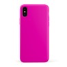 Custodia LiquidSoft® in Silicone + Interno Microfibra - iPhone X/XS - Fucsia