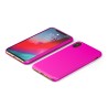 Custodia LiquidSoft® in Silicone + Interno Microfibra - iPhone X/XS - Fucsia