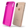 Custodia LiquidSoft® in Silicone + Interno Microfibra - iPhone X/XS - Fucsia