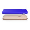 Custodia LiquidSoft® in Silicone + Interno Microfibra - iPhone X/XS - Blu Vivido