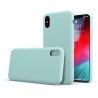 Custodia LiquidSoft® in Silicone + Interno Microfibra - iPhone X/XS - Turchese