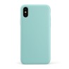 Custodia LiquidSoft® in Silicone + Interno Microfibra - iPhone X/XS - Turchese