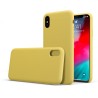 Custodia LiquidSoft® in Silicone + Interno Microfibra - iPhone X/XS - Giallo