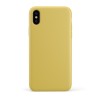 Custodia LiquidSoft® in Silicone + Interno Microfibra - iPhone X/XS - Giallo