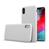 Custodia LiquidSoft® in Silicone + Interno Microfibra - iPhone X/XS - Bianco