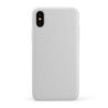 Custodia LiquidSoft® in Silicone + Interno Microfibra - iPhone X/XS - Bianco