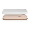 Custodia LiquidSoft® in Silicone + Interno Microfibra - iPhone X/XS - Bianco