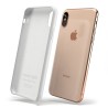 Custodia LiquidSoft® in Silicone + Interno Microfibra - iPhone X/XS - Bianco