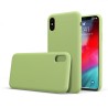Custodia LiquidSoft® in Silicone + Interno Microfibra - iPhone X/XS - Verde Chiaro