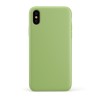 Custodia LiquidSoft® in Silicone + Interno Microfibra - iPhone X/XS - Verde Chiaro