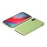 Custodia LiquidSoft® in Silicone + Interno Microfibra - iPhone X/XS - Verde Chiaro