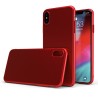 Custodia rigida sottile rosso opaco per iPhone XS - UltraSoft