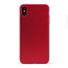 Custodia rigida sottile rosso opaco per iPhone XS - UltraSoft