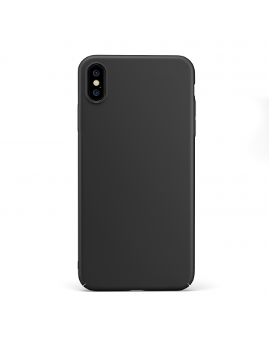 Custodia rigida sottile nero opaco per iPhone XS - UltraSoft