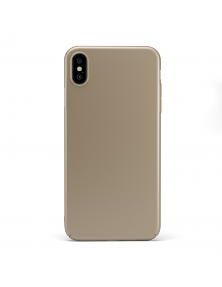 Custodia rigida sottile nero opaco per iPhone XS - UltraSoft