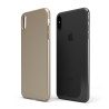 Custodia rigida sottile nero opaco per iPhone XS - UltraSoft