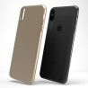 Custodia rigida sottile nero opaco per iPhone XS - UltraSoft