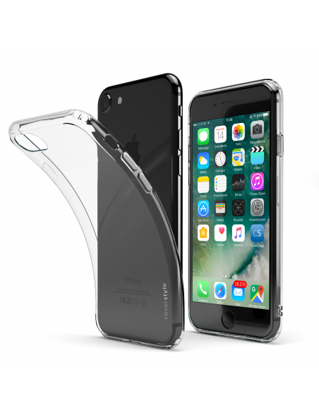 UltraFlex 4H - Custodia Flessibile Antigraffio per iPhone 7 (4.7") - Trasparente