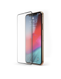 HyperGlass 3D PRO 0.3 - Pellicola TOTALE Anti-Polvere in Vetro Temperato Qualità A+ per iPhone XS Max - Nero