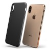 MatteFlex - Cover Flessibile Opaca per iPhone XS Max - Nero