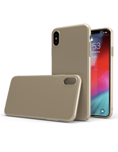 Custodia rigida sottile nero opaco per iPhone XS Max - UltraSoft®