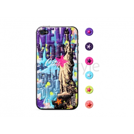 id America - Skin Cushi Gift per iPhone 4/4S - Liberty