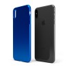 Custodia rigida sottile blu opaco per iPhone XS Max - UltraSoft