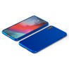 Custodia rigida sottile blu opaco per iPhone XS Max - UltraSoft