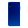 Custodia rigida sottile blu opaco per iPhone XS Max - UltraSoft