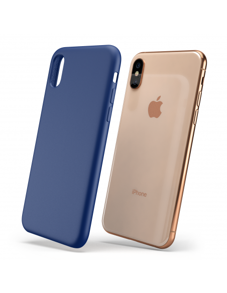 Custodia LiquidSoft® in Silicone + Interno Microfibra - iPhone XS Max - Blu Cobalto Custodia LiquidSoft® in Silicone + Interno Microfibra - iPhone XS Max - Blu Cobalto