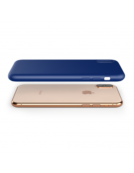 Custodia LiquidSoft® in Silicone + Interno Microfibra - iPhone XS Max - Blu Cobalto Custodia LiquidSoft® in Silicone + Interno Microfibra - iPhone XS Max - Blu Cobalto
