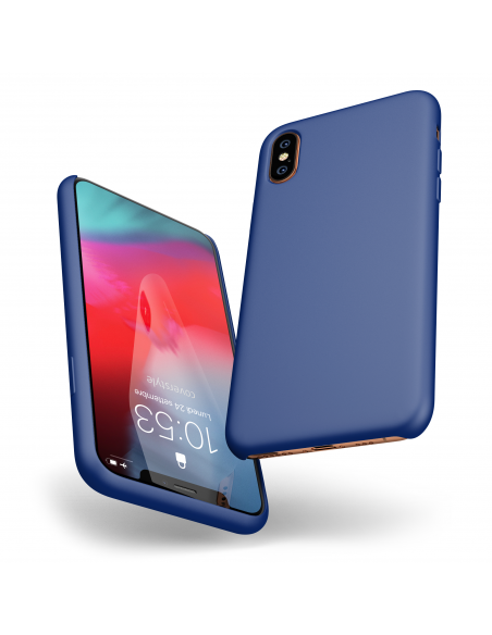 Custodia LiquidSoft® in Silicone + Interno Microfibra - iPhone XS Max - Blu Cobalto Custodia LiquidSoft® in Silicone + Interno Microfibra - iPhone XS Max - Blu Cobalto