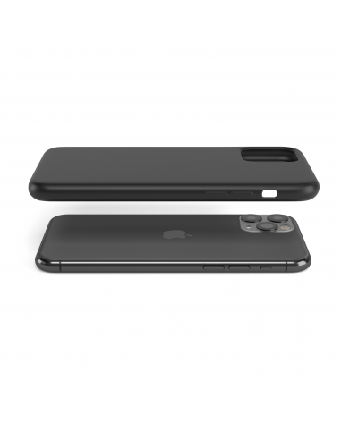 Custodia in Silicone Nero + Microfibra per iPhone 11 (6.1") - LiquidSoft®