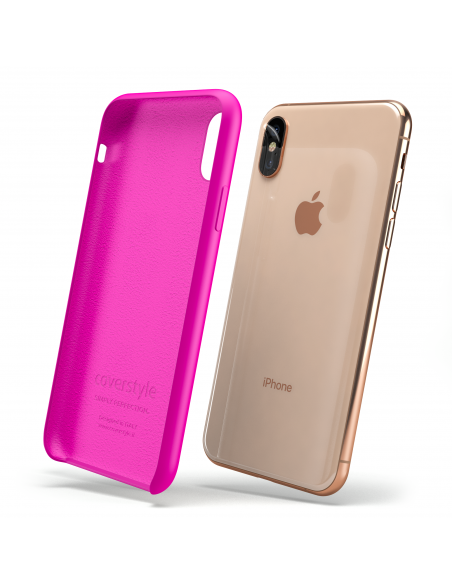 Custodia LiquidSoft® in Silicone + Interno Microfibra - iPhone XS Max - Fucsia Custodia LiquidSoft® in Silicone + Interno Microfibra - iPhone XS Max - Fucsia