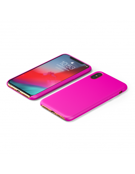 Custodia LiquidSoft® in Silicone + Interno Microfibra - iPhone XS Max - Fucsia Custodia LiquidSoft® in Silicone + Interno Microfibra - iPhone XS Max - Fucsia