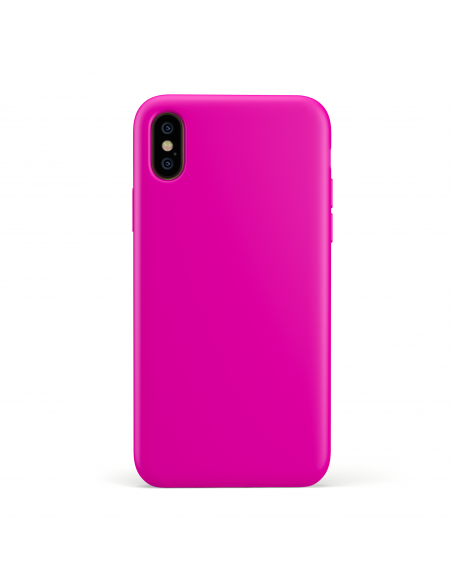 Custodia LiquidSoft® in Silicone + Interno Microfibra - iPhone XS Max - Fucsia Custodia LiquidSoft® in Silicone + Interno Microfibra - iPhone XS Max - Fucsia