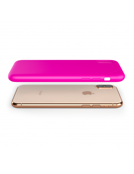 Custodia LiquidSoft® in Silicone + Interno Microfibra - iPhone XS Max - Fucsia Custodia LiquidSoft® in Silicone + Interno Microfibra - iPhone XS Max - Fucsia