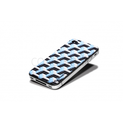 id America - Skin Cushi Art Deco per iPhone 4/4S - Modern Blue