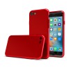 UltraSoft - Custodia rigida sottile rosso opaco per iPhone 7/8 (4.7")