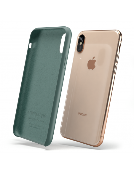 Custodia LiquidSoft® in Silicone + Interno Microfibra - iPhone XS Max - Verde Notte (Midnight Green) Custodia LiquidSoft® in Silicone + Interno Microfibra - iPhone XS Max - Verde Notte (Midnight Green)