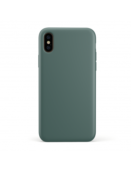 Custodia LiquidSoft® in Silicone + Interno Microfibra - iPhone XS Max - Verde Notte (Midnight Green) Custodia LiquidSoft® in Silicone + Interno Microfibra - iPhone XS Max - Verde Notte (Midnight Green)