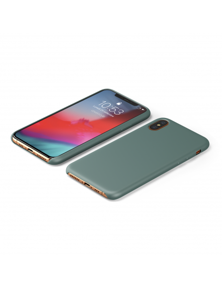 Custodia LiquidSoft® in Silicone + Interno Microfibra - iPhone XS Max - Verde Notte (Midnight Green) Custodia LiquidSoft® in Silicone + Interno Microfibra - iPhone XS Max - Verde Notte (Midnight Green)