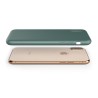 Custodia in Silicone Verde Notte + Microfibra per iPhone X/XS - LiquidSoft®