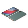 Custodia in Silicone Verde Notte + Microfibra per iPhone X/XS - LiquidSoft®