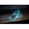 Dexim Visible Green Cavo USB - Bianco - Luce Blu